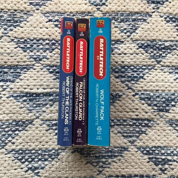 Vintage Battletech Legend of Jade Phoenix Robert Thurston Paperback Book Set - Picture 3 of 3